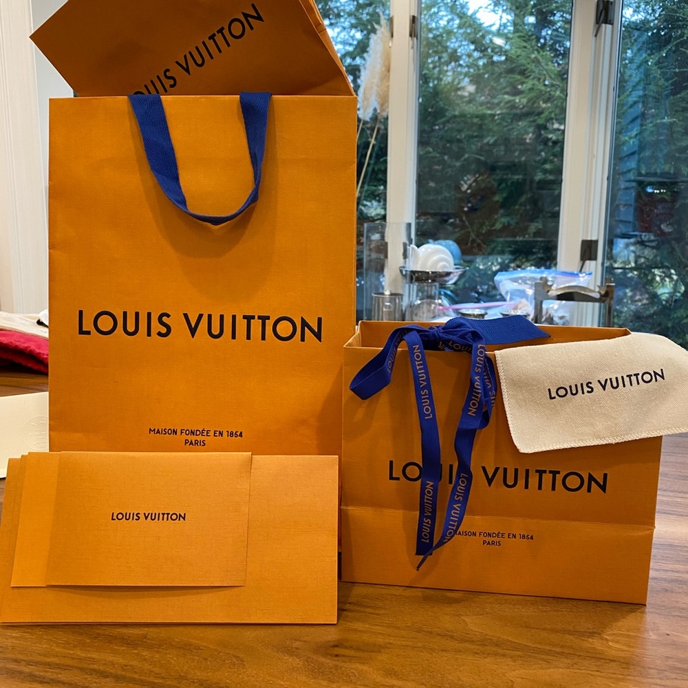 Authentic Louis Vuitton shopping bags  duster